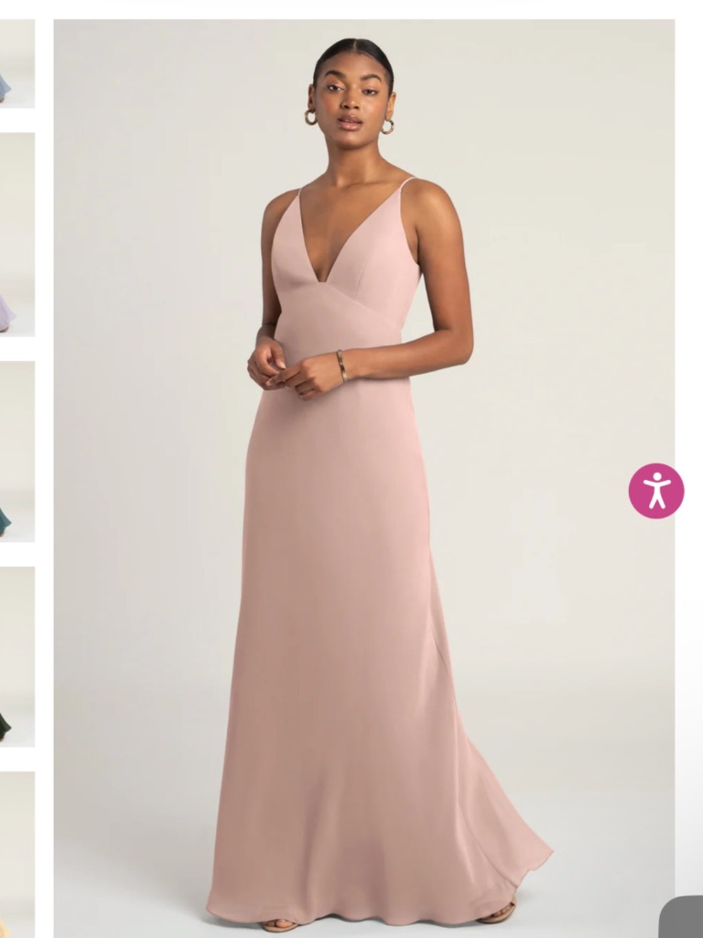 Jenny Yoo Bridesmaid Dress Jude in Whipped Apricot